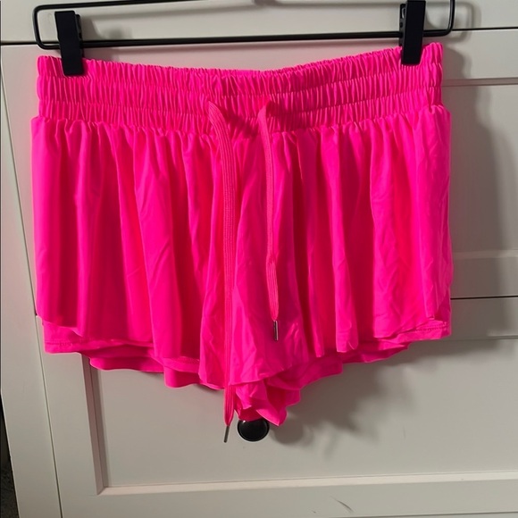 Nexsonic Hot Pink Running Butterfly 2-in-1 Double Layer Quick-Drying Shorts - M - Picture 2 of 10